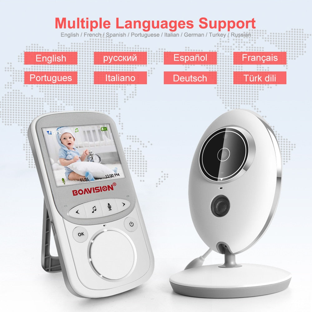 Portable 2.4 Inch LCD Wireless Baby Monitor