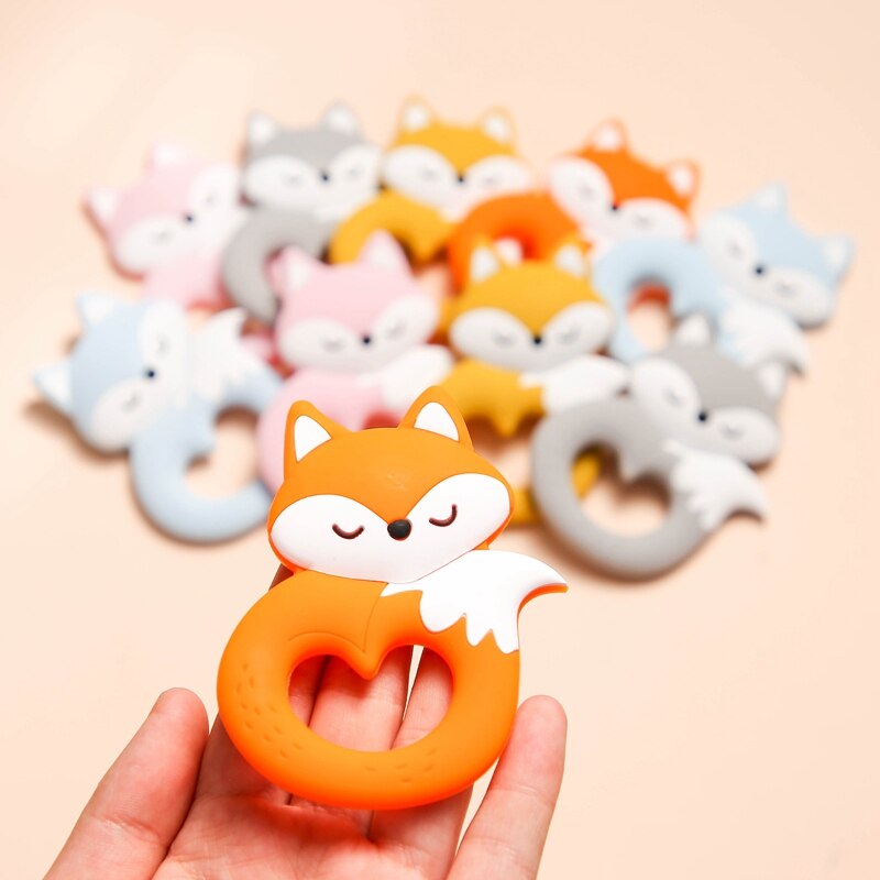 10pc Baby Silicone Teether