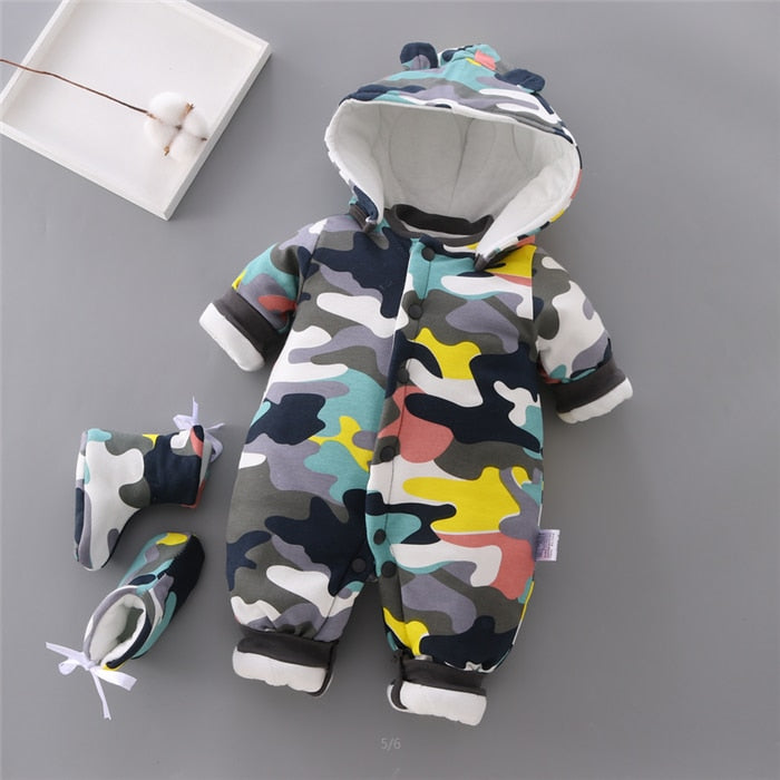 Baby Winter Rompers