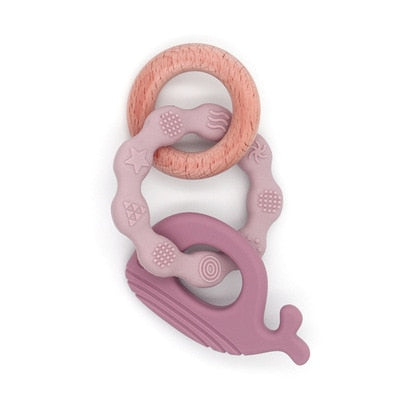 1PC Baby Silicone Teether