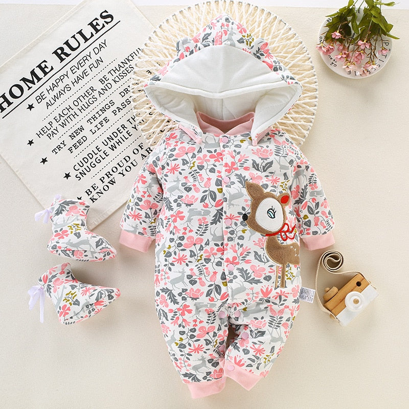 Baby Winter Rompers