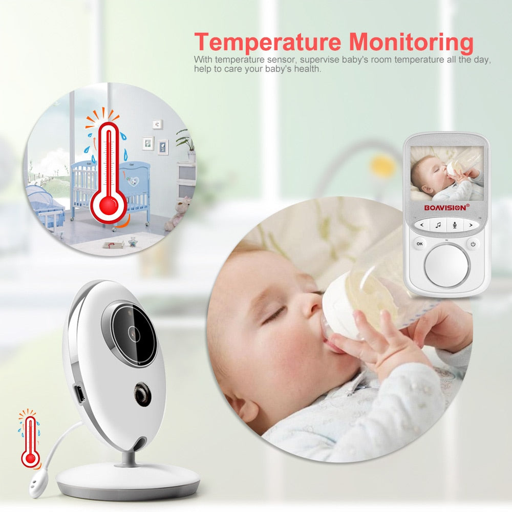 Portable 2.4 Inch LCD Wireless Baby Monitor