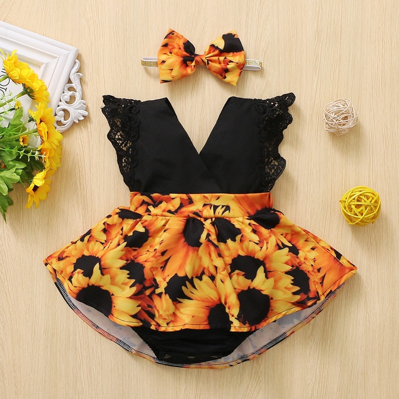 Fashion Summer Newborn Baby Girl Clothes Set