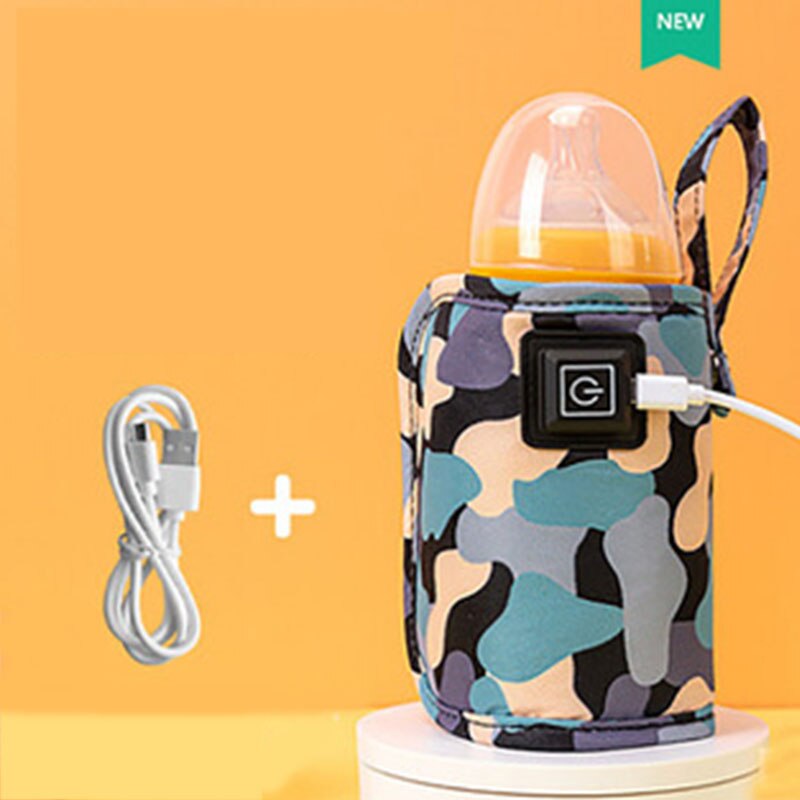 USB Milk Water Warmer Travel Stroller Insulated Bag