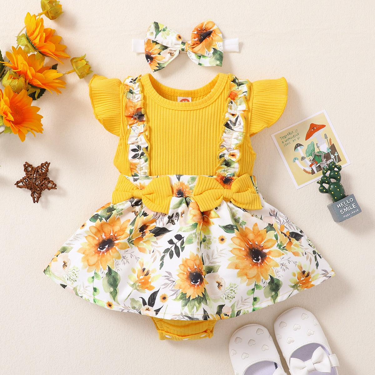 Fashion Summer Newborn Baby Girl Clothes Set