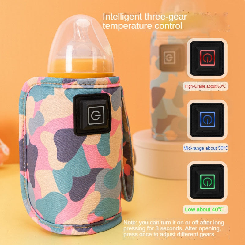 USB Milk Water Warmer Travel Stroller Insulated Bag