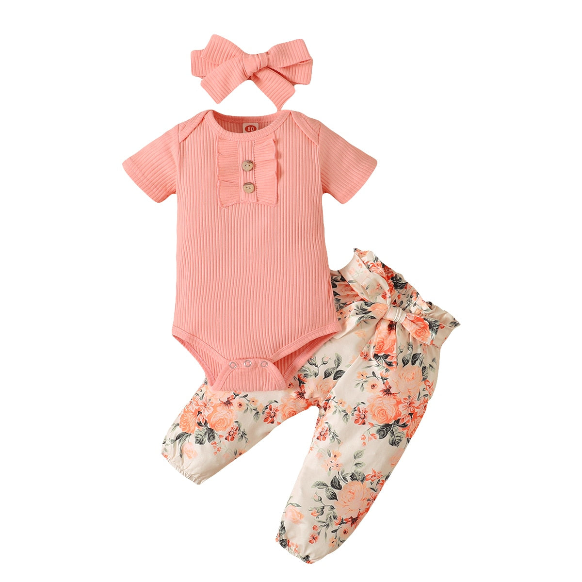 Fashion Summer Newborn Baby Girl Clothes Set