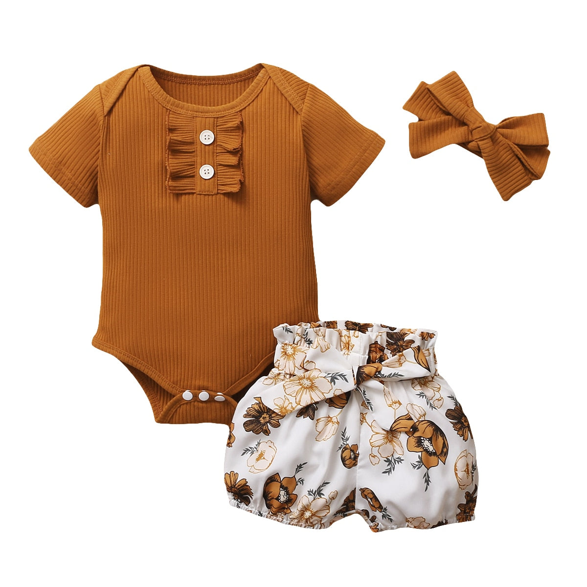 Fashion Summer Newborn Baby Girl Clothes Set