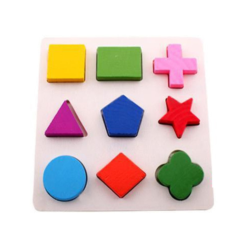 ABC Puzzle Shape Sorter Wooden Toys