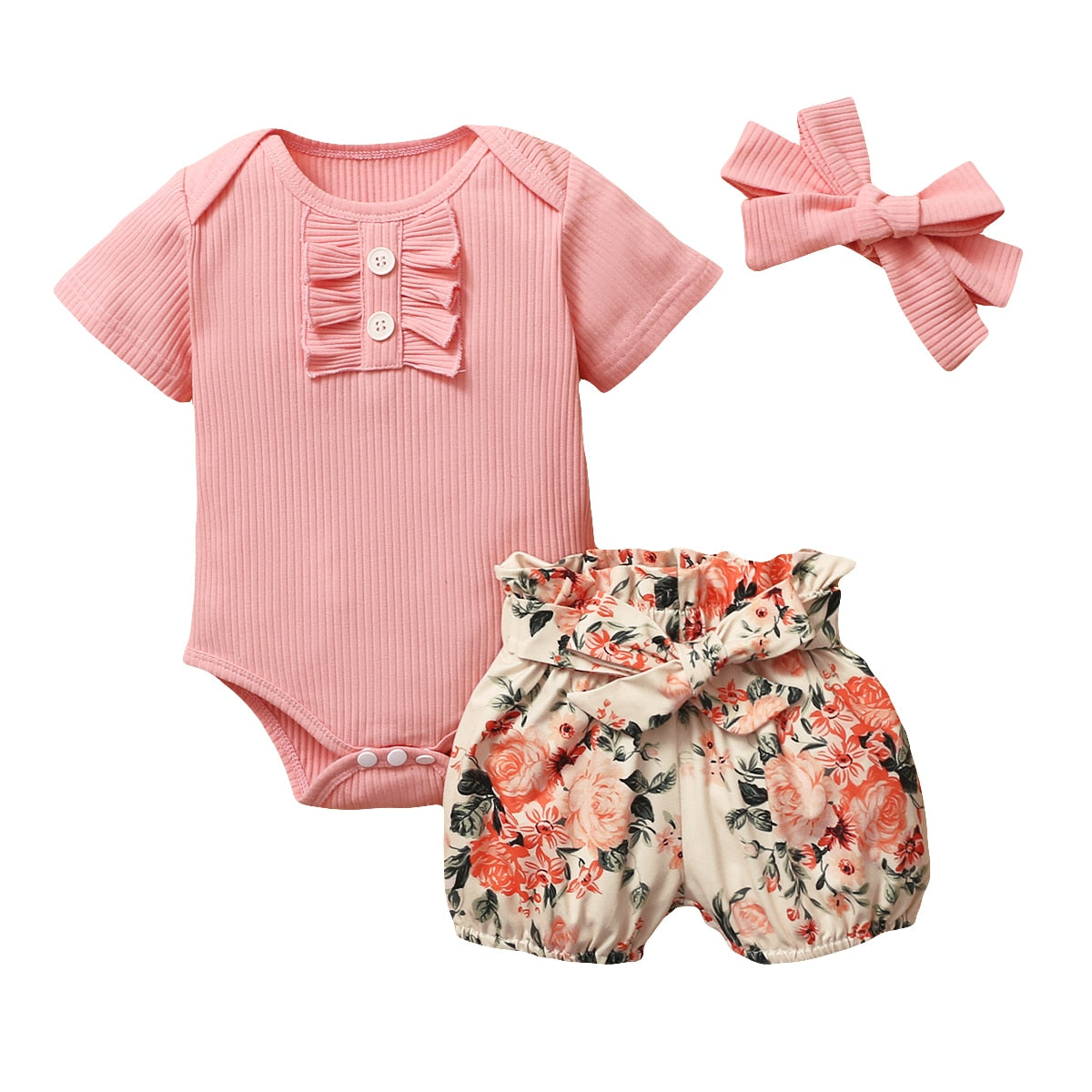 Fashion Summer Newborn Baby Girl Clothes Set