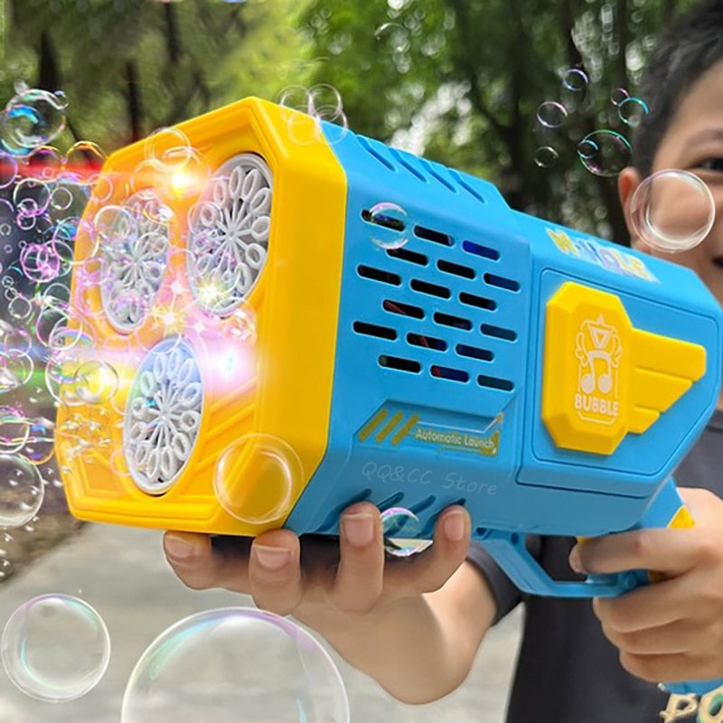 Bubble Gun Rocket 69 Holes Soap Bubble