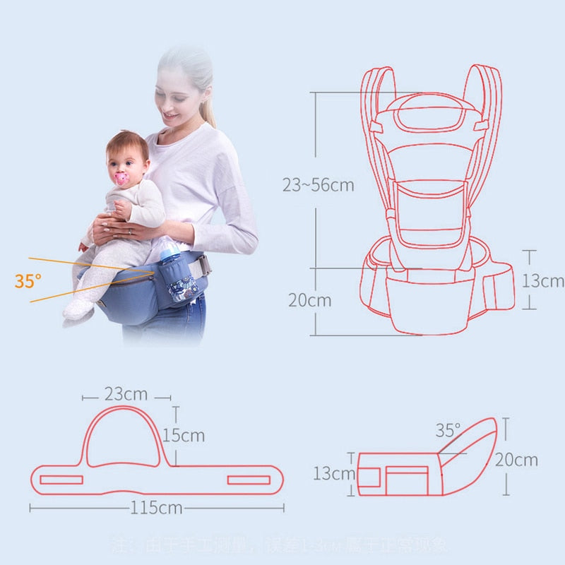 Ergonomic Baby Carrier Backpack Infant Baby