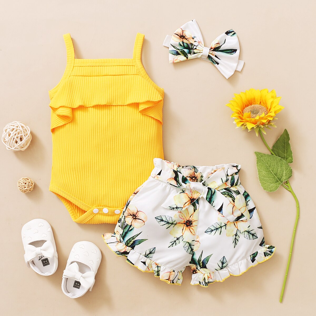 Fashion Summer Newborn Baby Girl Clothes Set