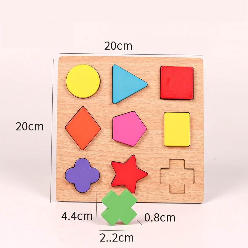 ABC Puzzle Shape Sorter Wooden Toys