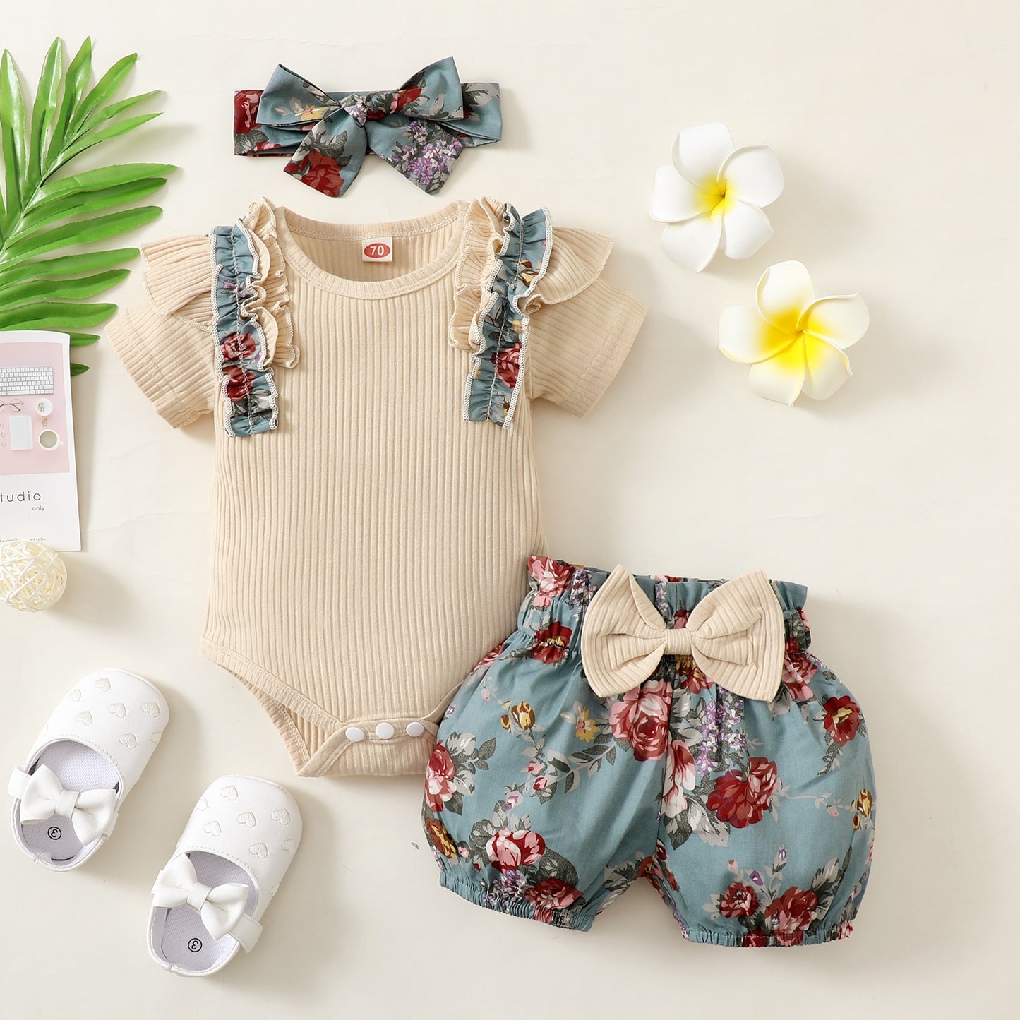 Fashion Summer Newborn Baby Girl Clothes Set