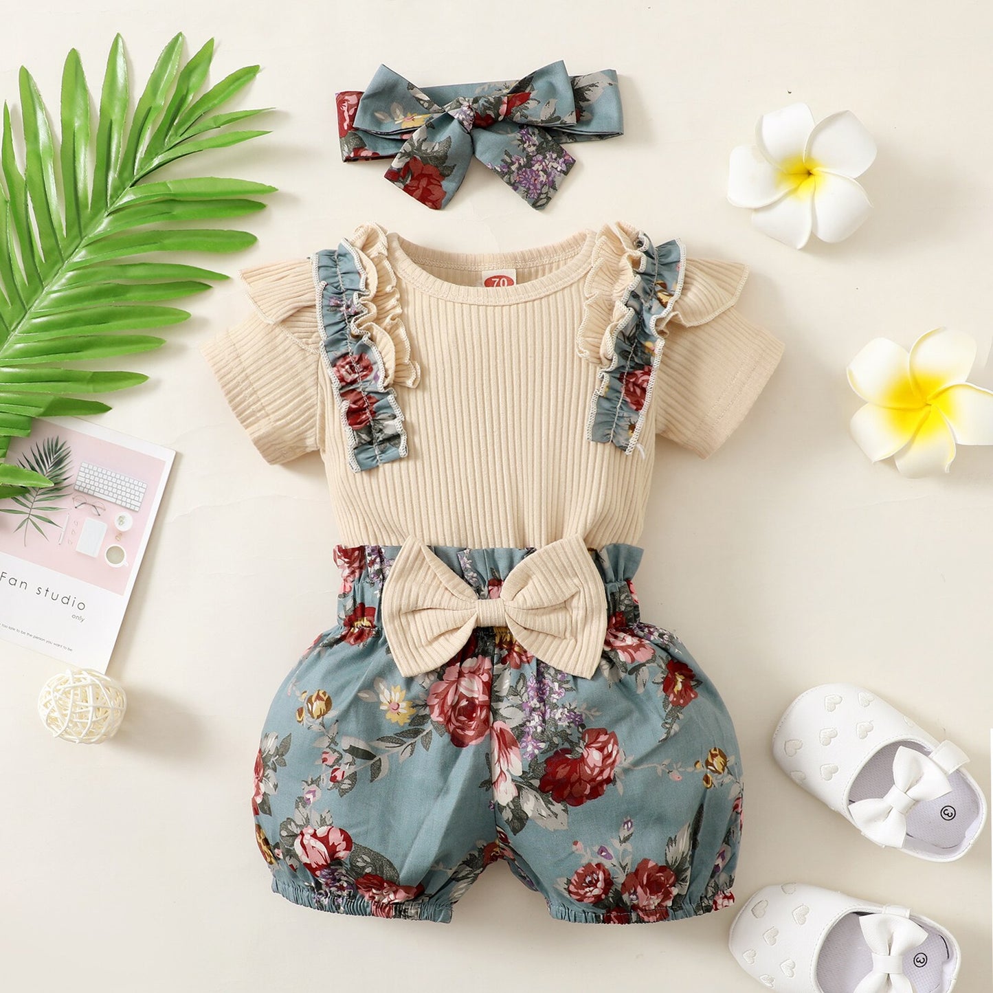 Fashion Summer Newborn Baby Girl Clothes Set