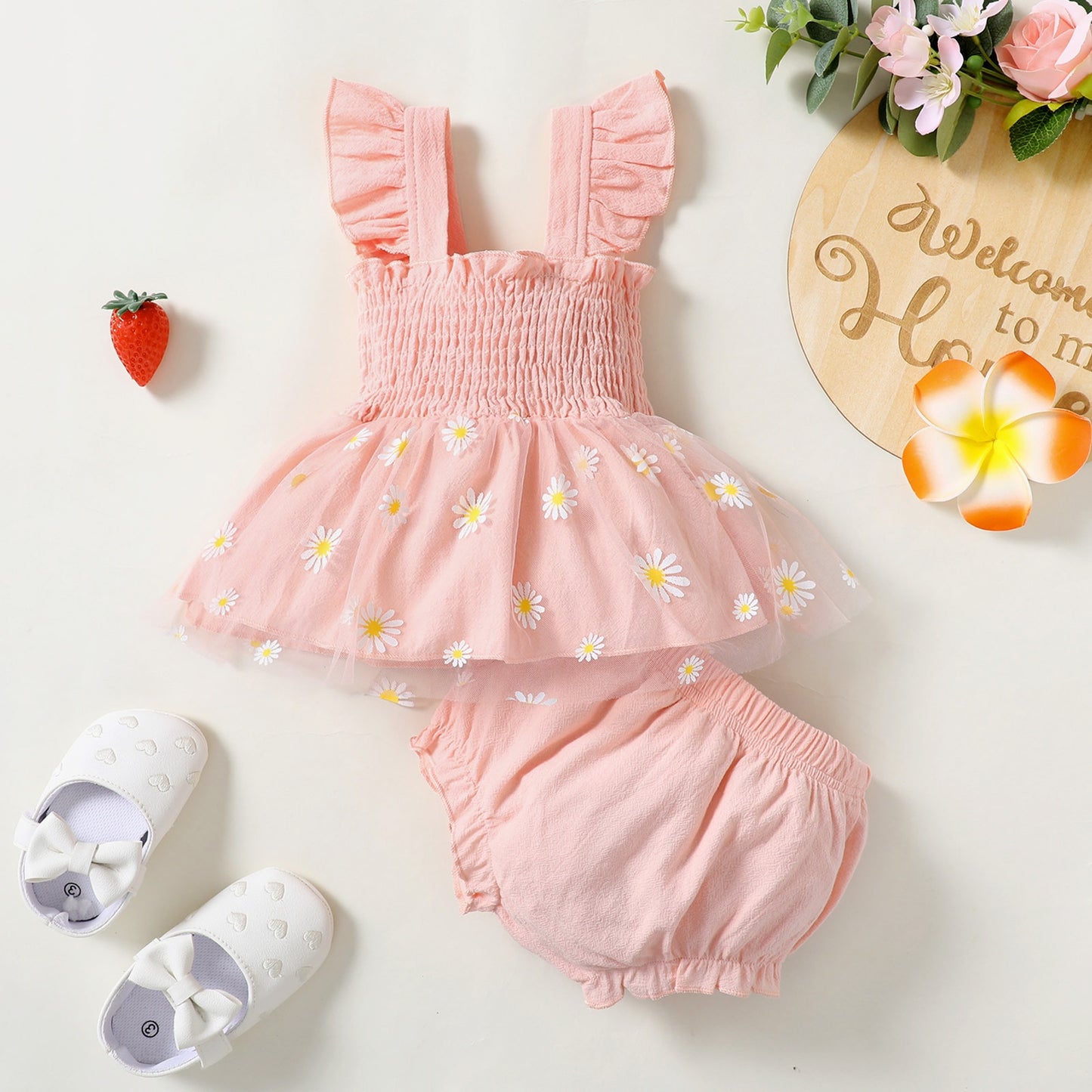 Fashion Summer Newborn Baby Girl Clothes Set